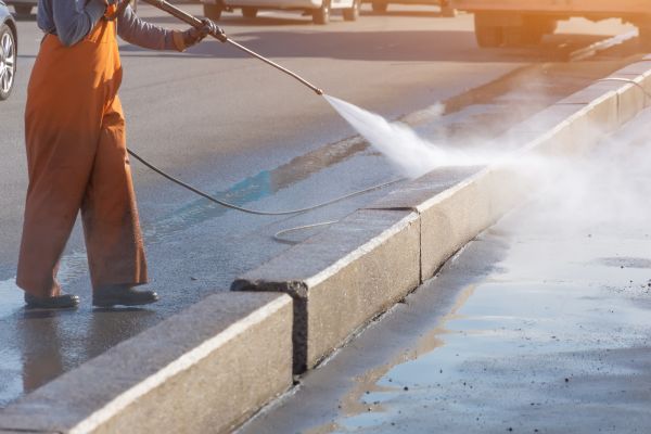 Commercial Concrete Cleaning in West Bend
