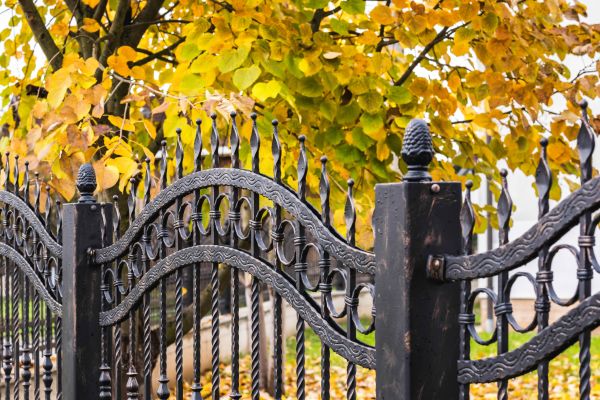 Wrought Iron Fence Washing in West Bend